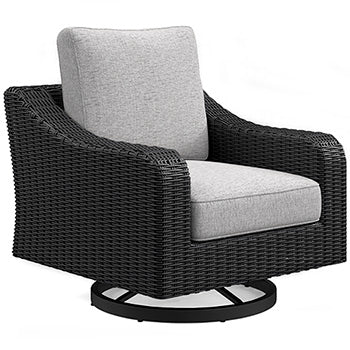 Ashley Beachcroft Outdoor Patio Swivel Lounge Chair