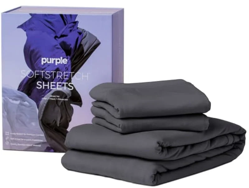 Purple Soft Stretch Sheets