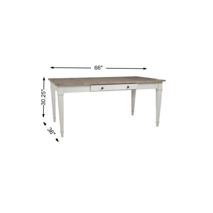 Skempton Storage Dining Table with 2 Side Drawers