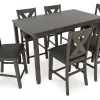 Caitbrook Counter Height Dining Table and Bar Stools (Set of 7)