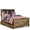 Trinell Twin Bookcase Bed with 1 Large Storage Drawer