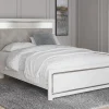 Altyra Full Panel Bed with Upholstered Headboard