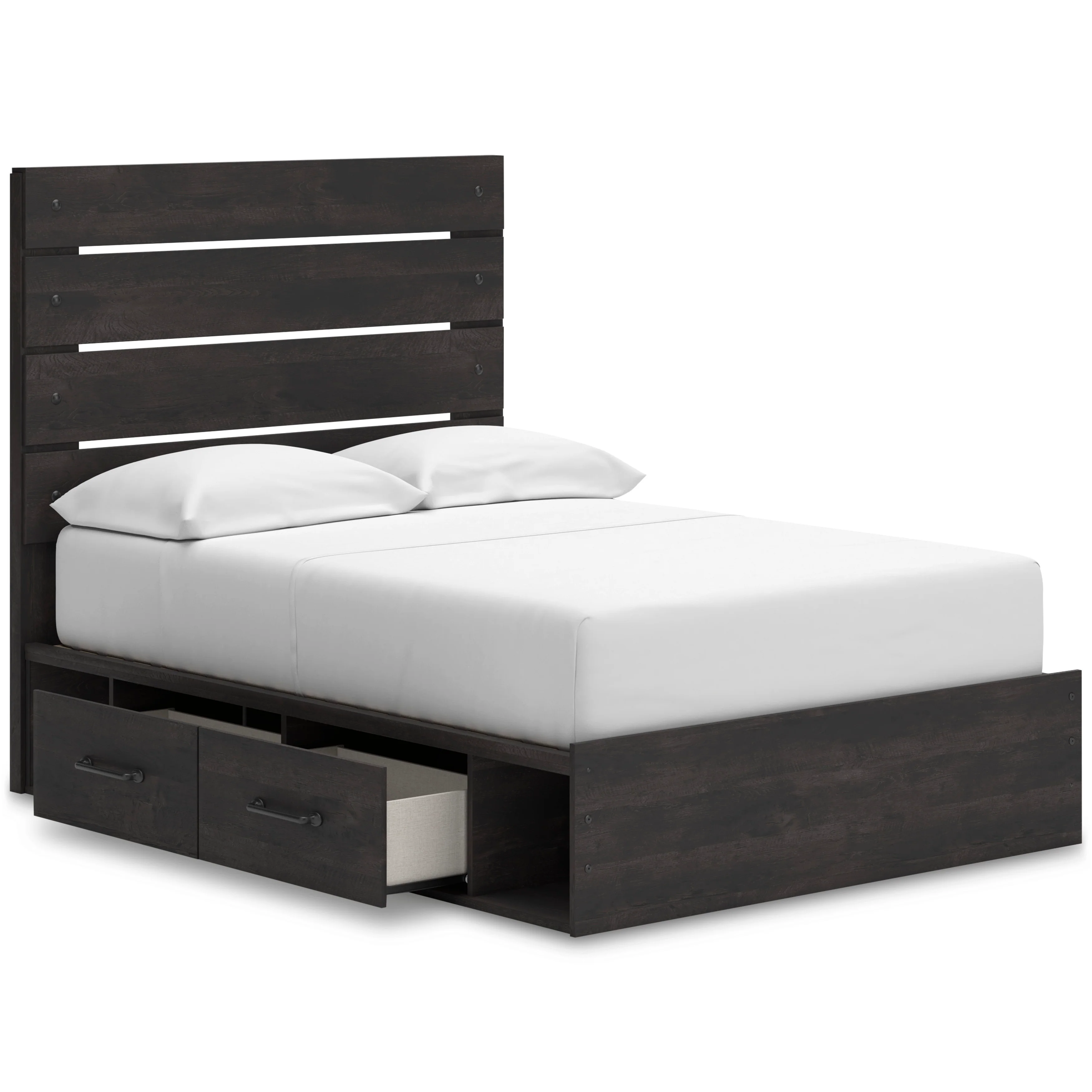 Delmorta Panel Storage Bed