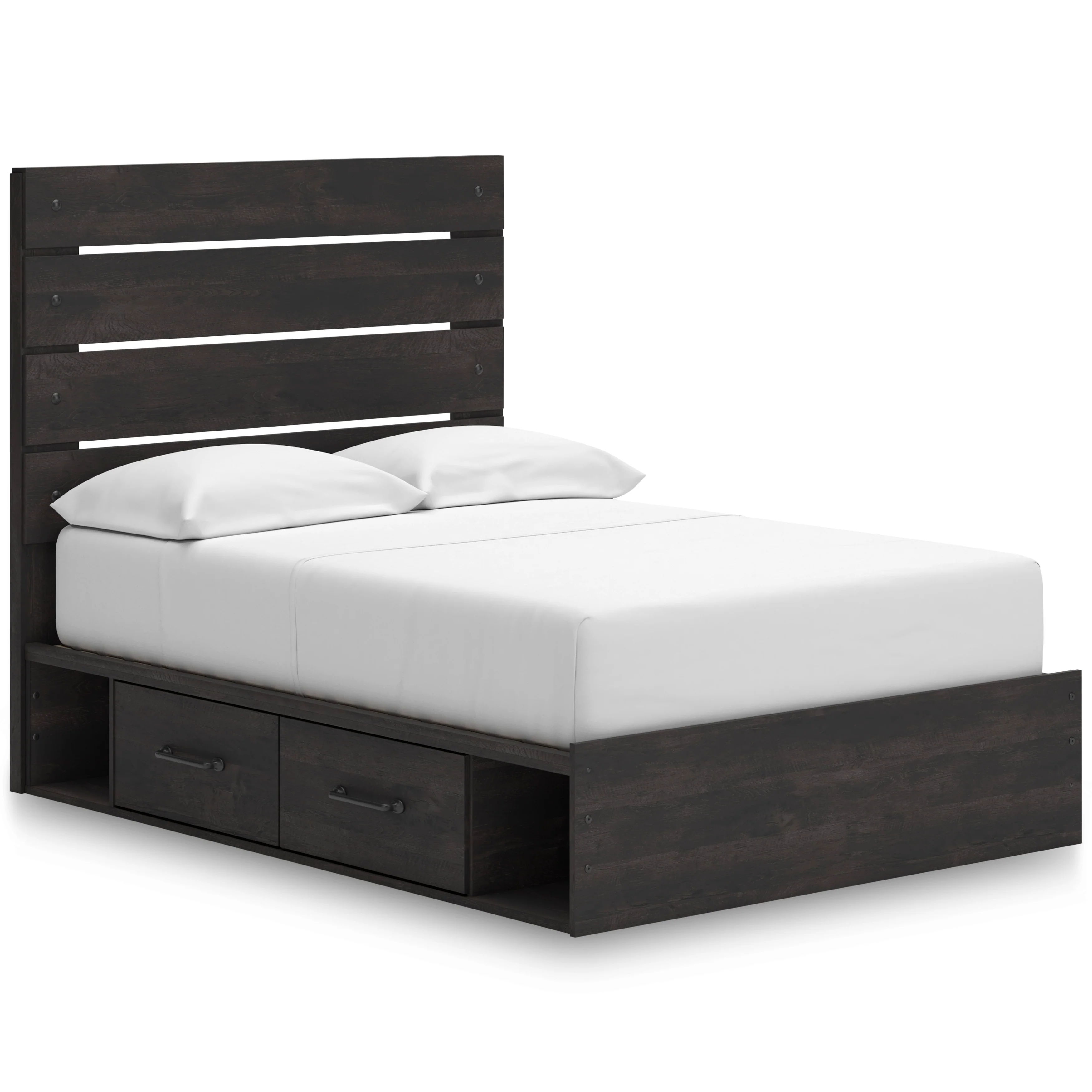 Delmorta Panel Storage Bed