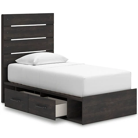 Delmorta Panel Storage Bed