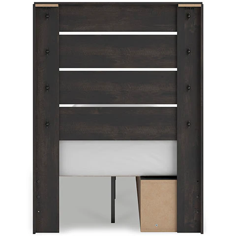Delmorta Panel Storage Bed