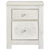 Ashley Paxberry 25" 2 Drawer Charging Nightstand
