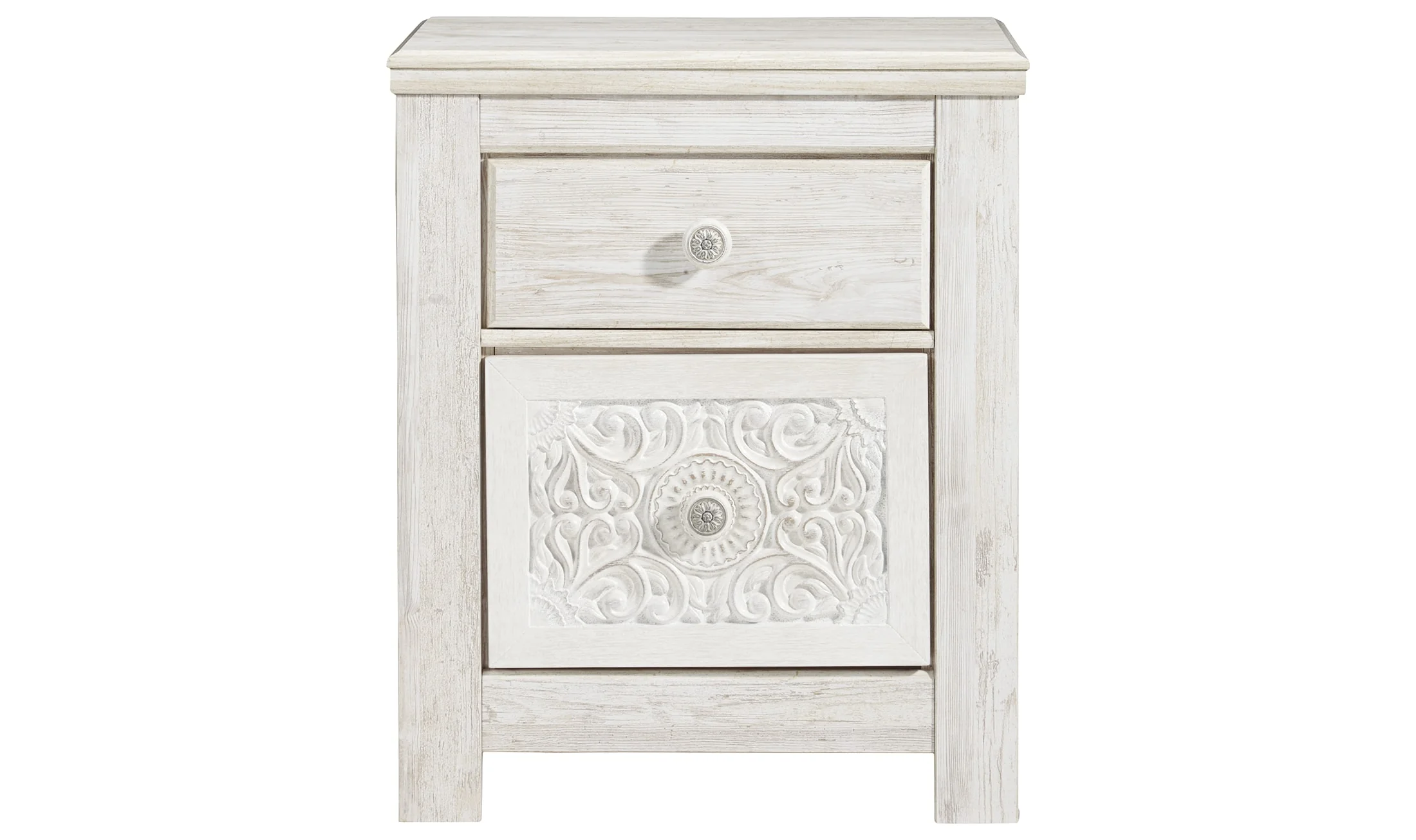 Ashley Paxberry 25" 2 Drawer Charging Nightstand