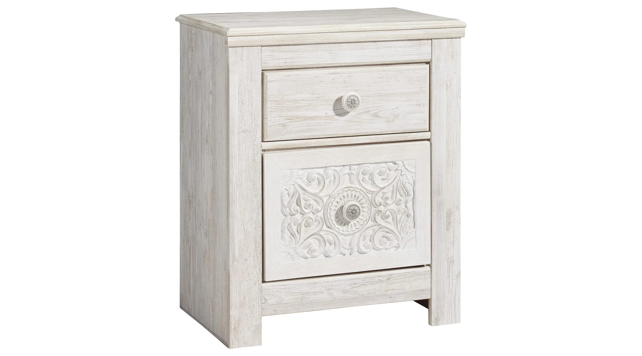 Ashley Paxberry 25" 2 Drawer Charging Nightstand