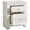 Ashley Paxberry 25" 2 Drawer Charging Nightstand