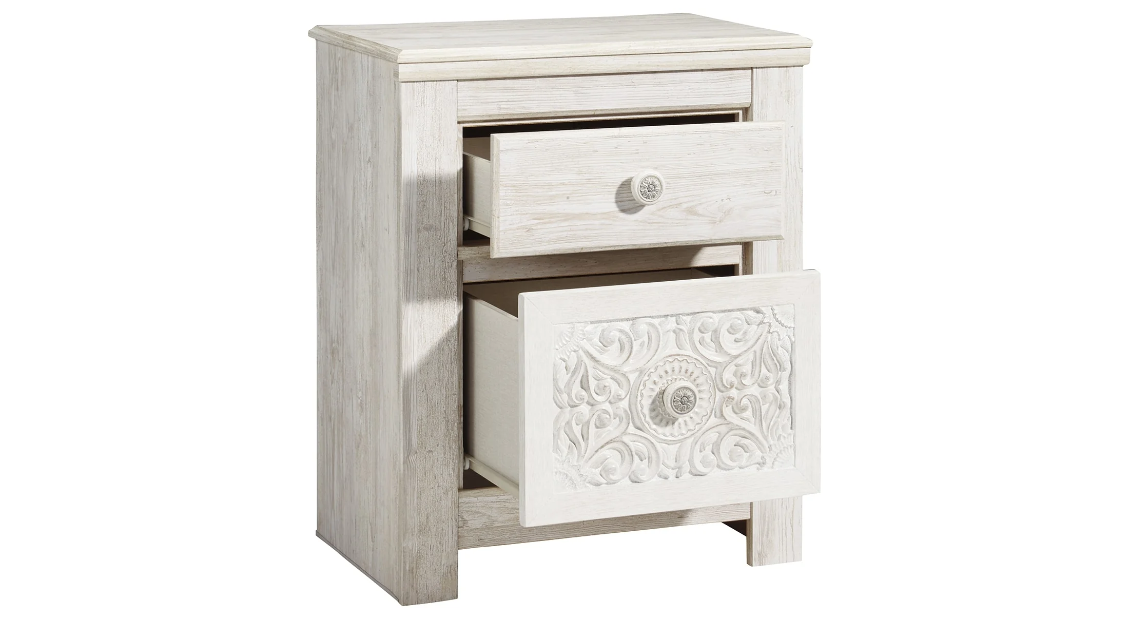 Ashley Paxberry 25" 2 Drawer Charging Nightstand