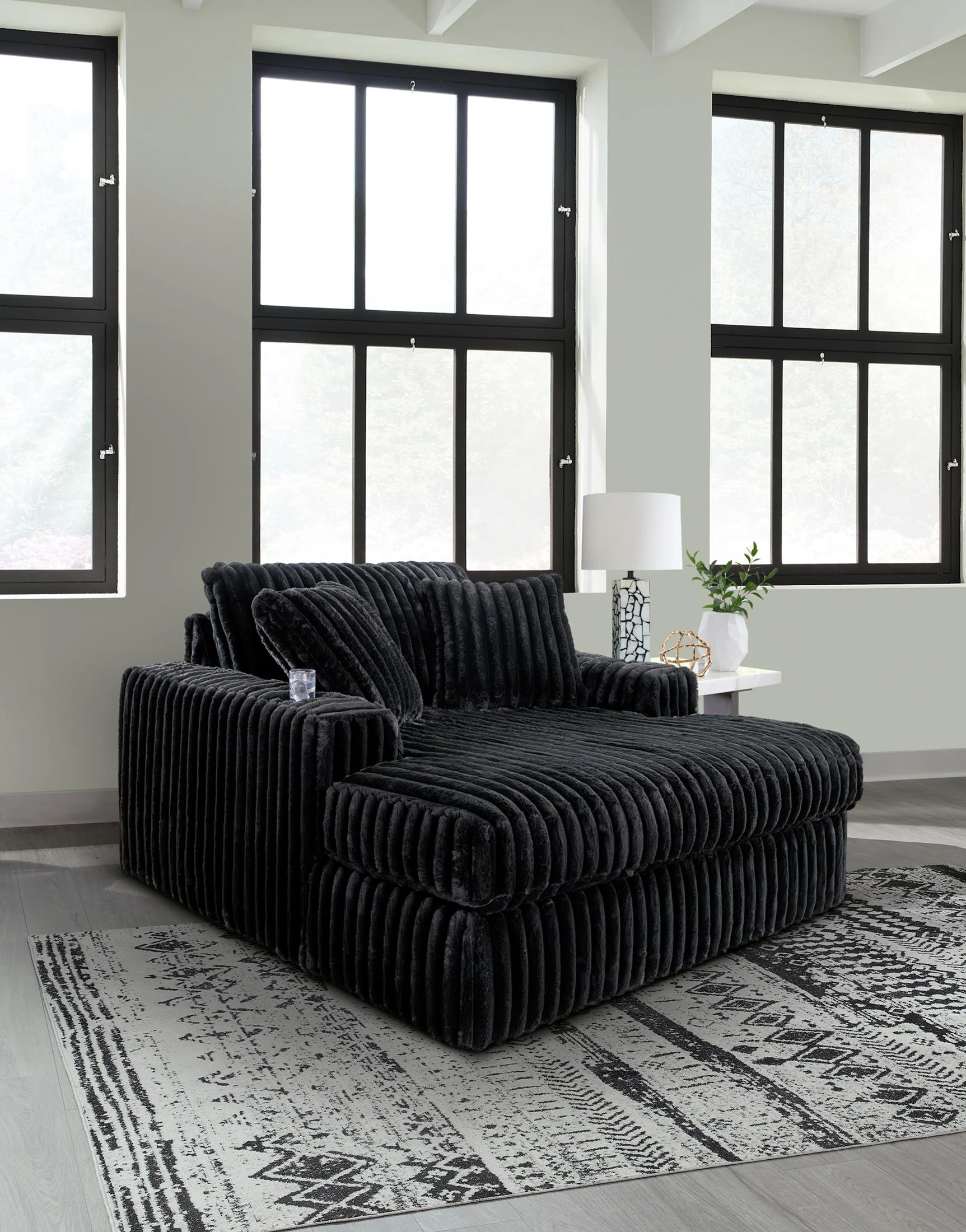 Ashley Midnight-Madness Oversized Chaise