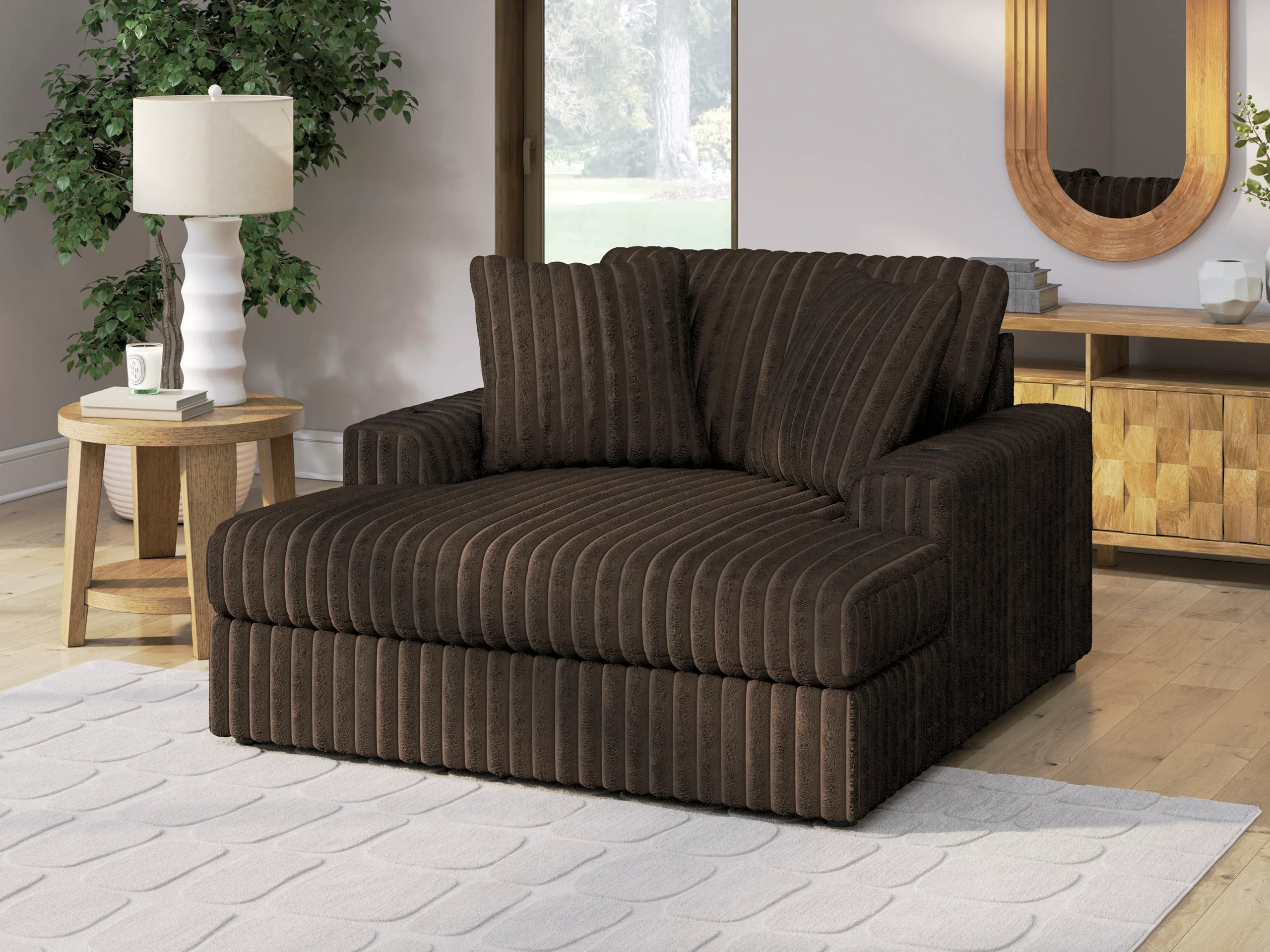 Ashley Midnight-Madness Oversized Chaise