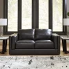 Amiata Leather Loveseat