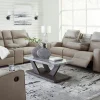 Lavenhorne Reclining Sofa with Drop Down Table