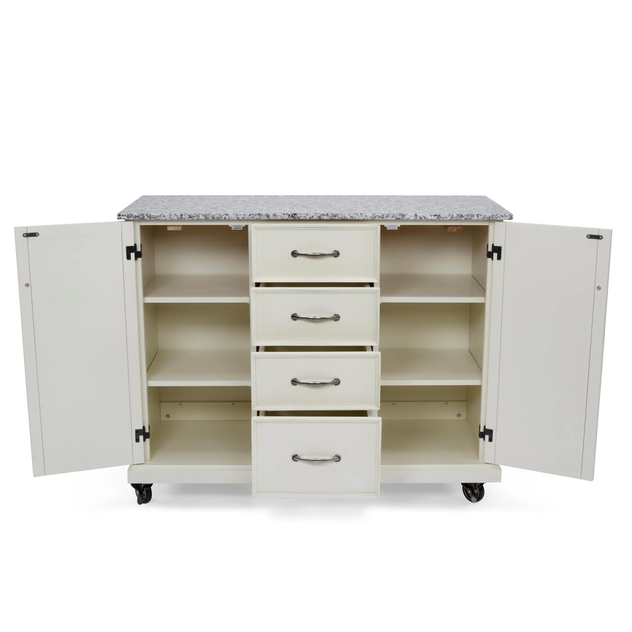 Bay Lodge Granite Top Kitchen Cart