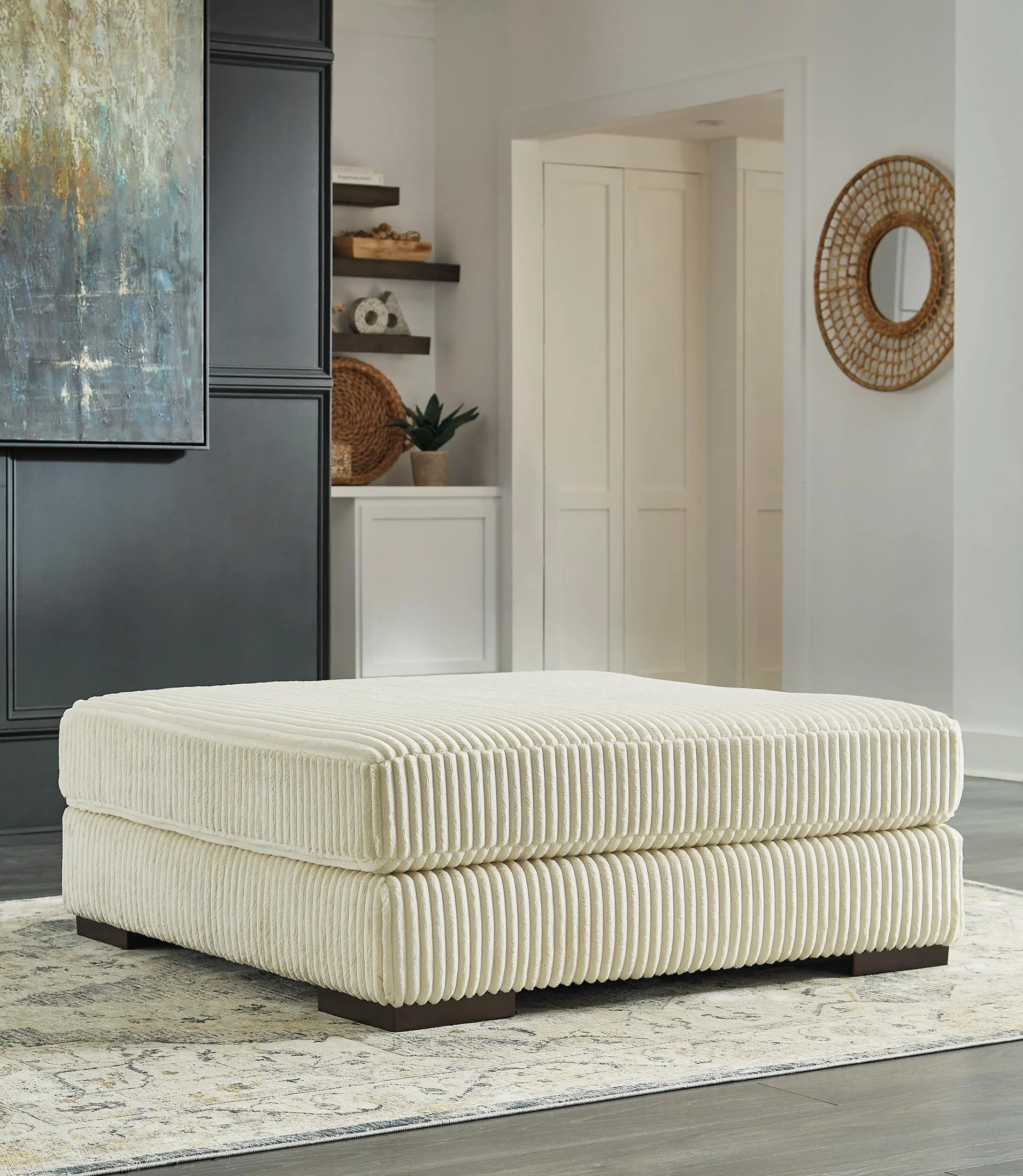 Ashley Lindyn Oversized Accent Ottoman