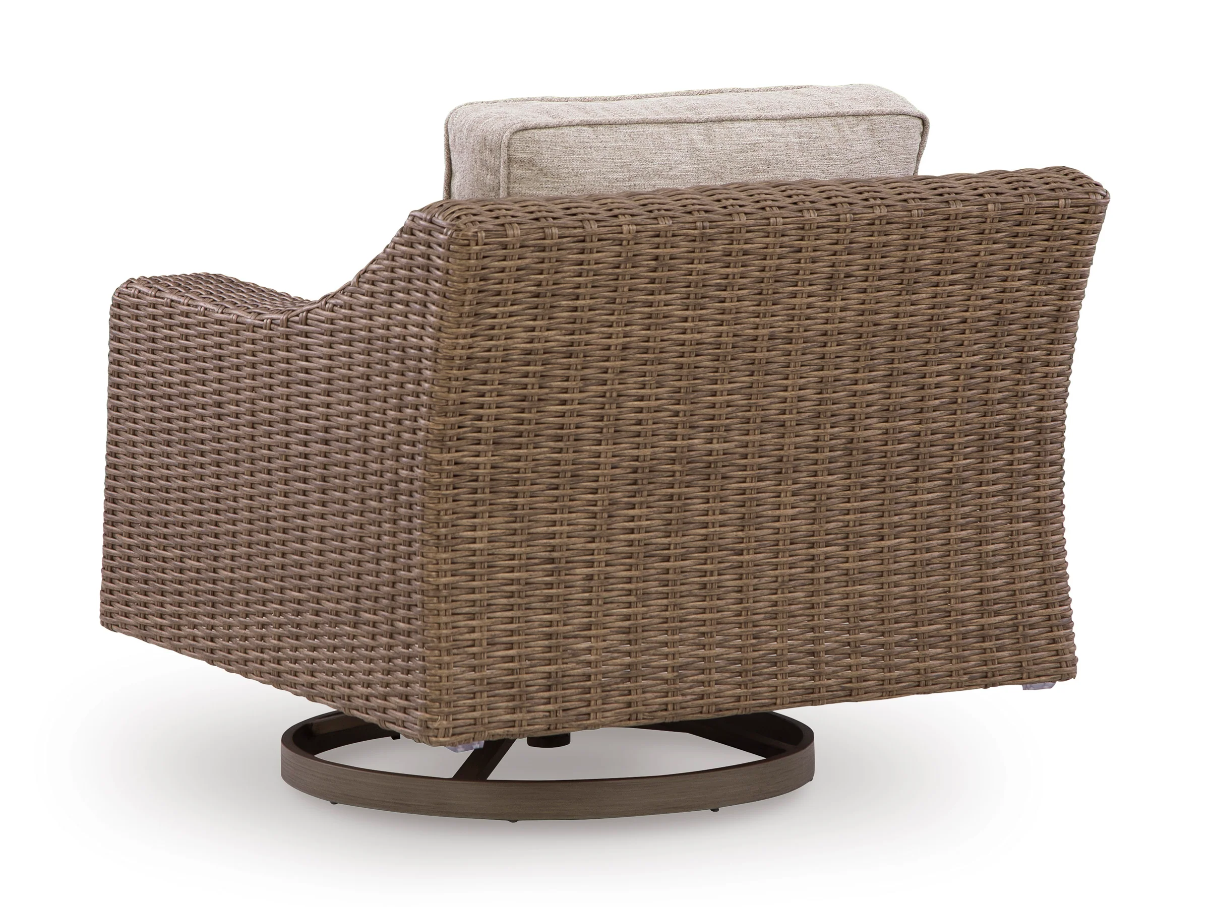 Ashley Revare Beach Outdoor Patio Swivel Lounge w/ Cushion
