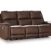 Beryton Power Reclining Sofa with Adjustable Headrest