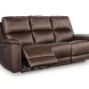 Beryton Power Reclining Sofa with Adjustable Headrest