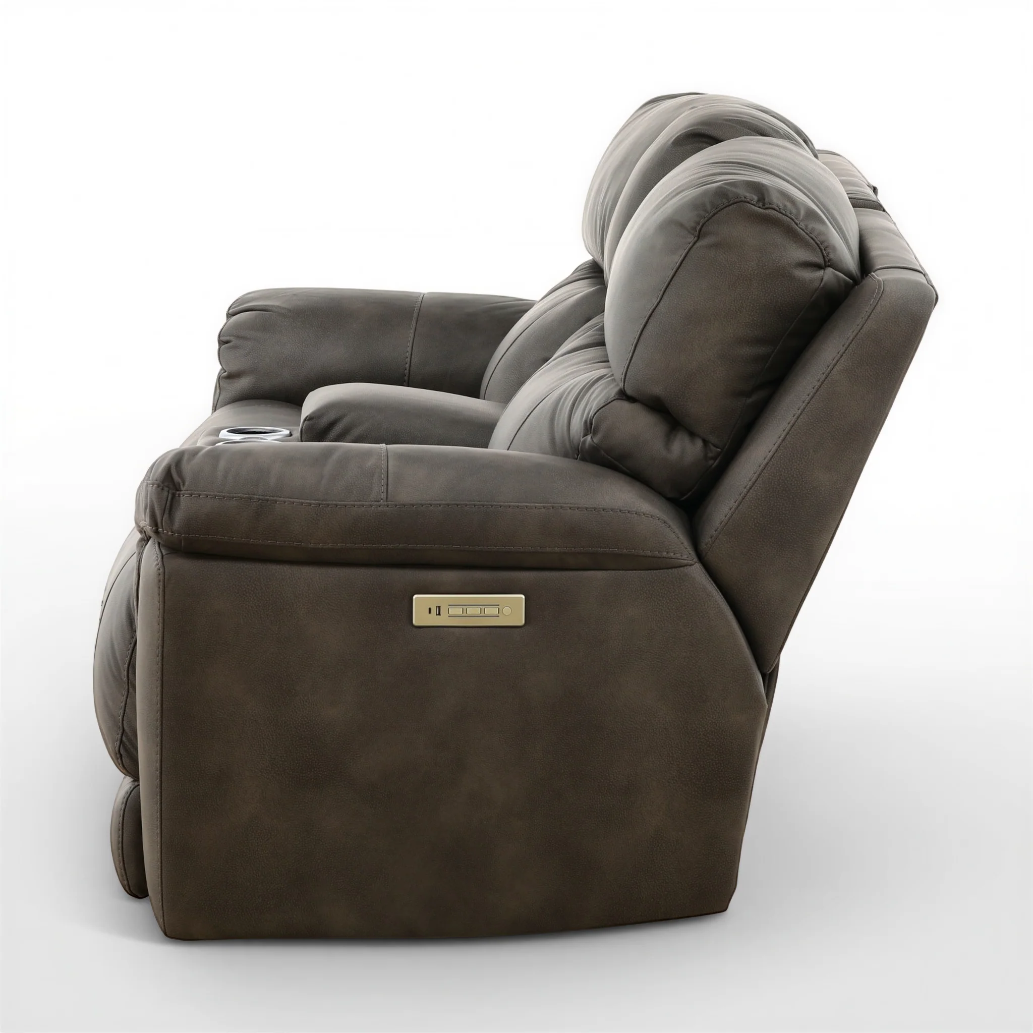 Gale Triple Power Reclining Console Loveseat