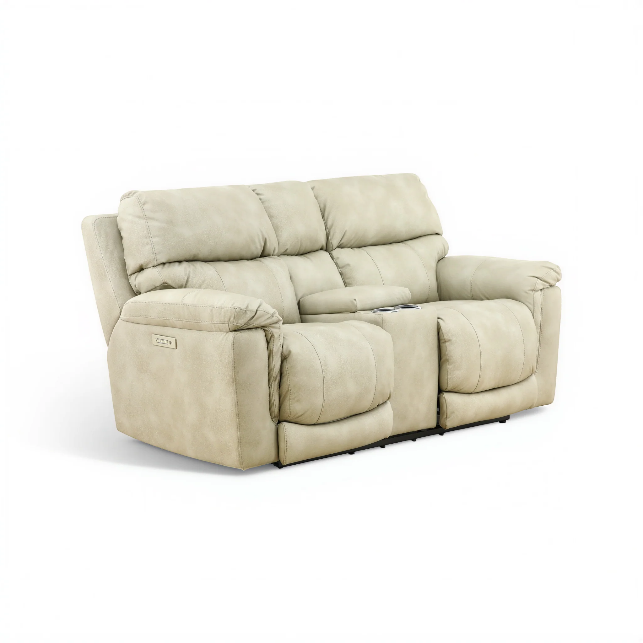 Gale Triple Power Reclining Console Loveseat