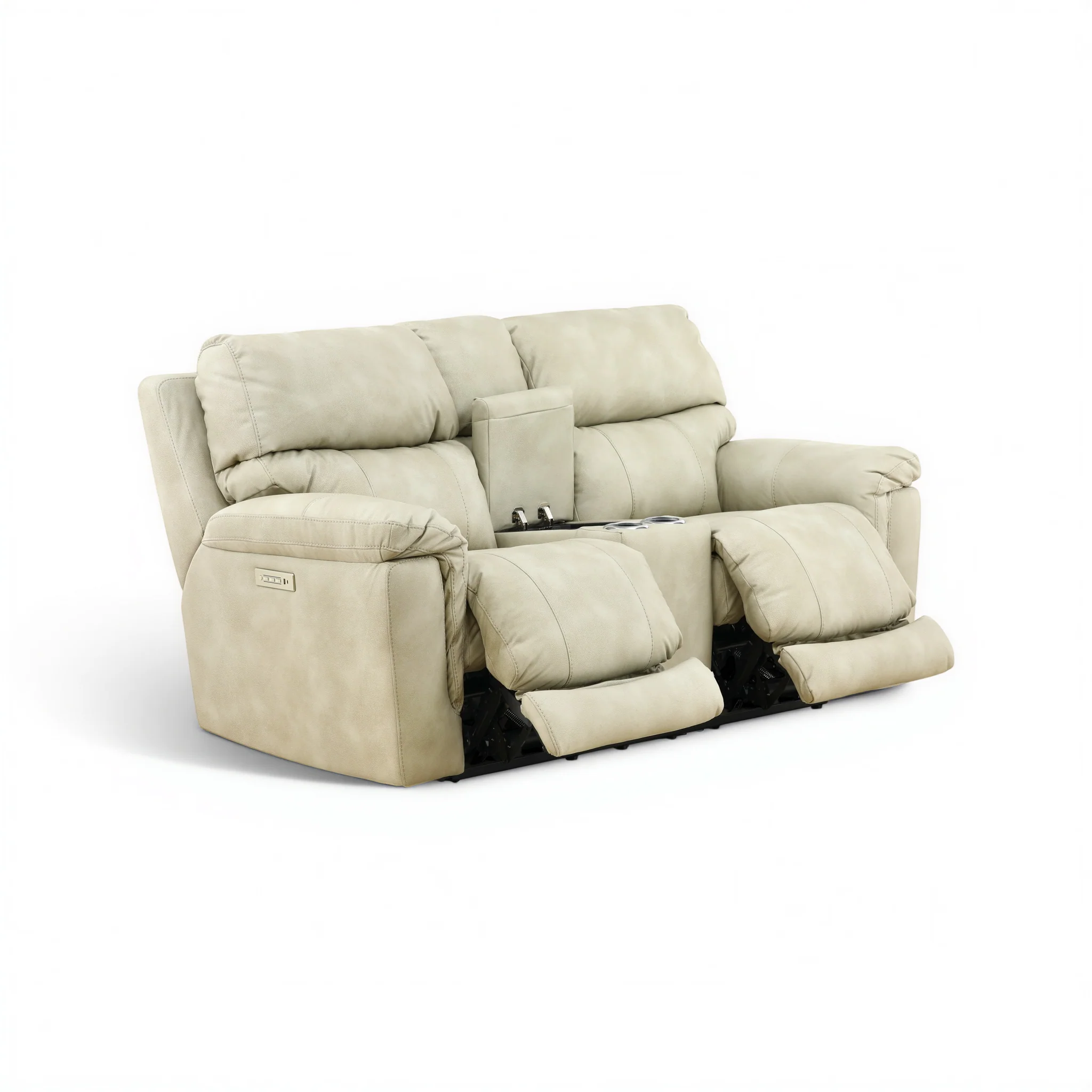 Gale Triple Power Reclining Console Loveseat