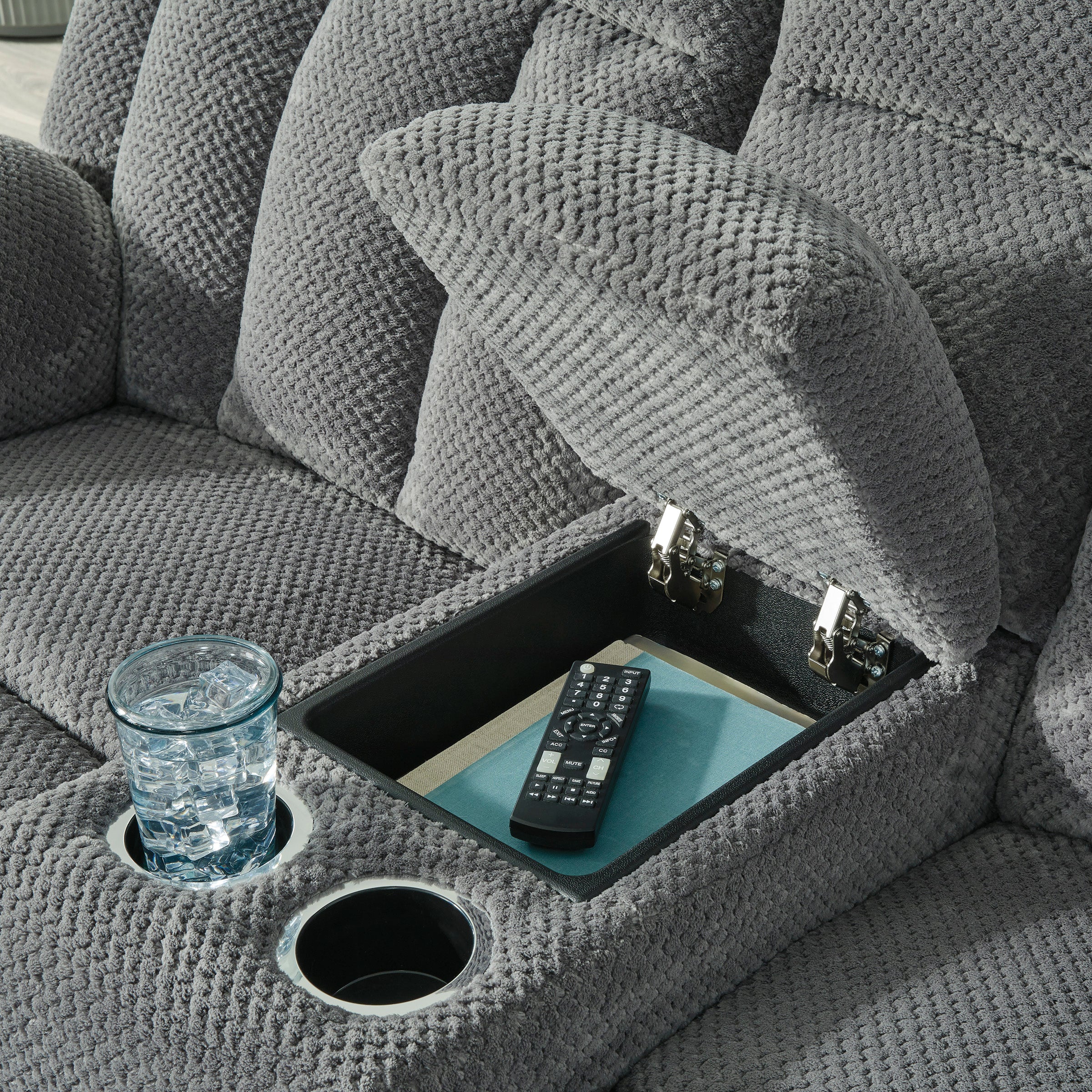 Greely Bend Power Reclining Console Loveseat