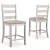 Skempton Counter Height Bar Stool with Back (Set of 2)