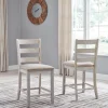 Skempton Counter Height Bar Stool with Back (Set of 2)