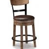 Pinnadel Counter Height Bar Stool (Set of 2)