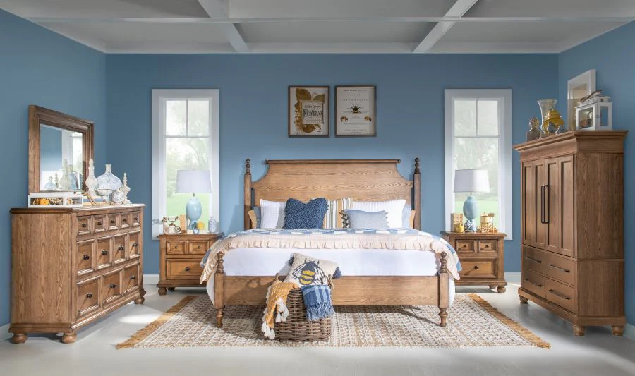 Vintage Market Poster Bed