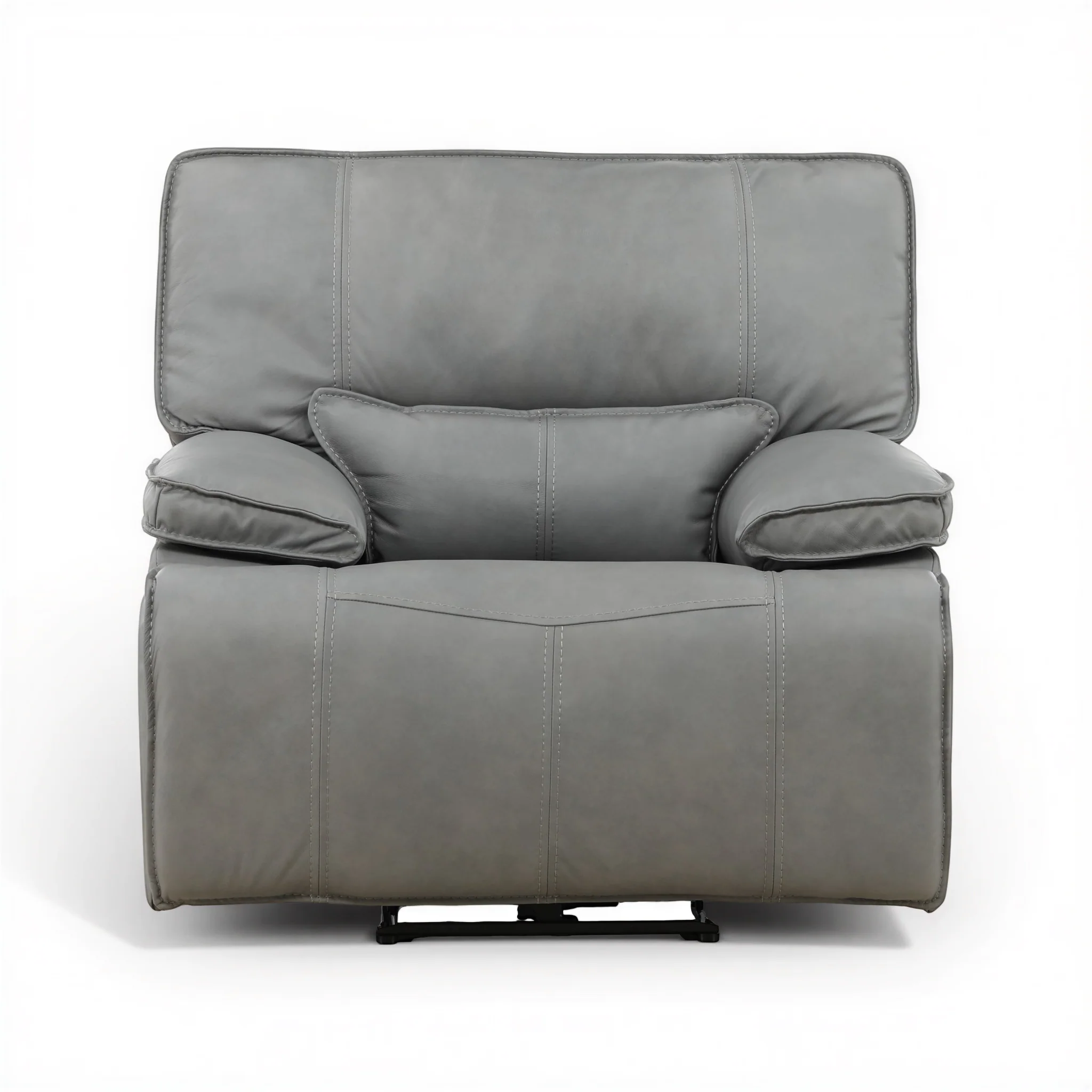 Bozeman II Leather Power Recliner with Adjustable Headrest