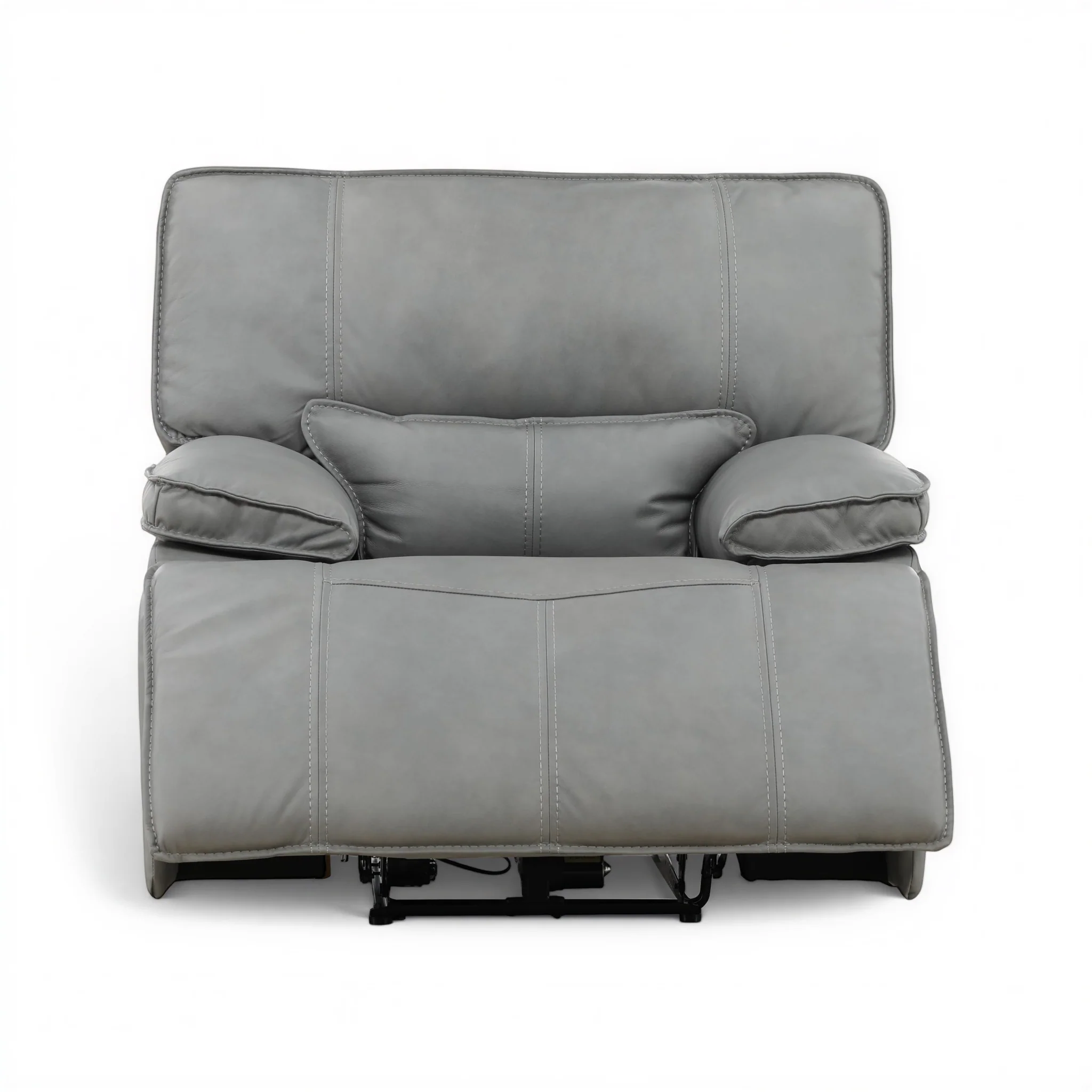 Bozeman II Leather Power Recliner with Adjustable Headrest