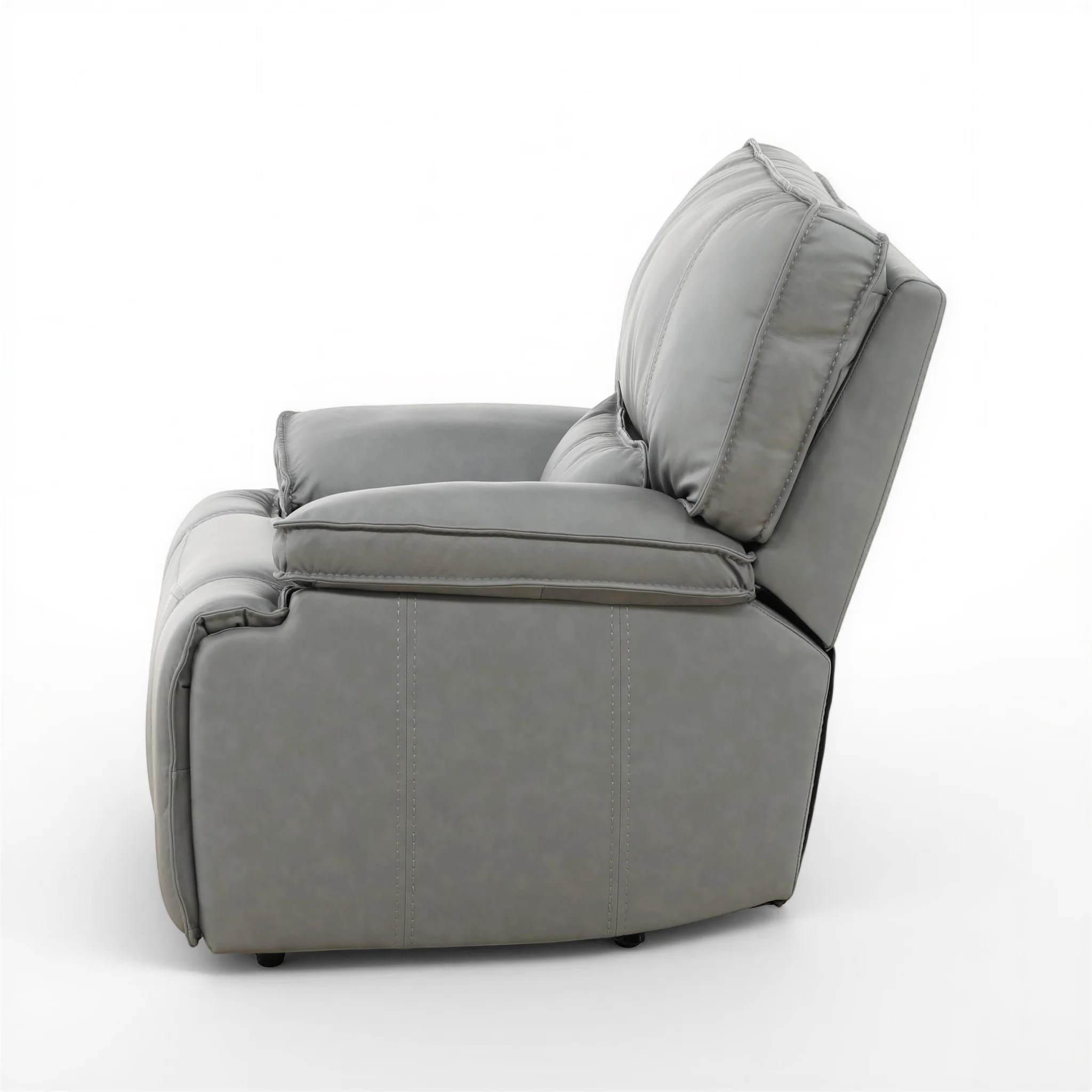 Bozeman II Leather Power Recliner with Adjustable Headrest