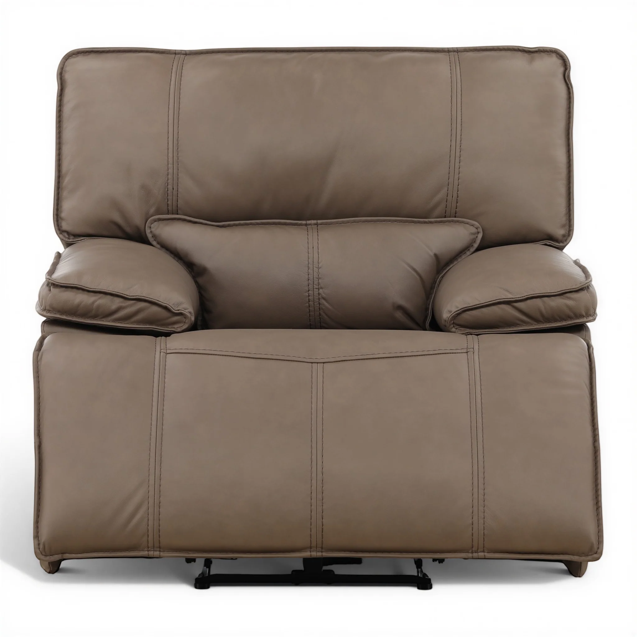 Bozeman II Leather Power Recliner with Adjustable Headrest