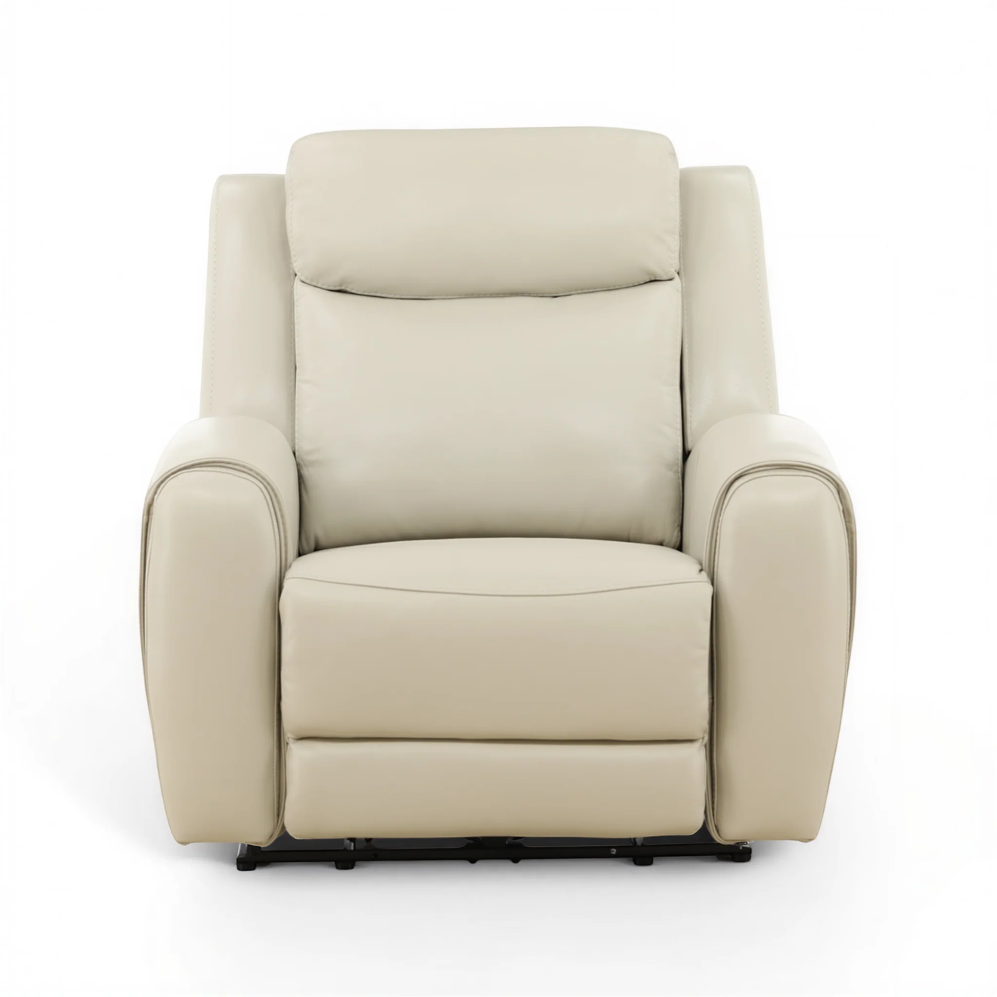 Lawrence Leather Power Recliner with Adjustable Headrest