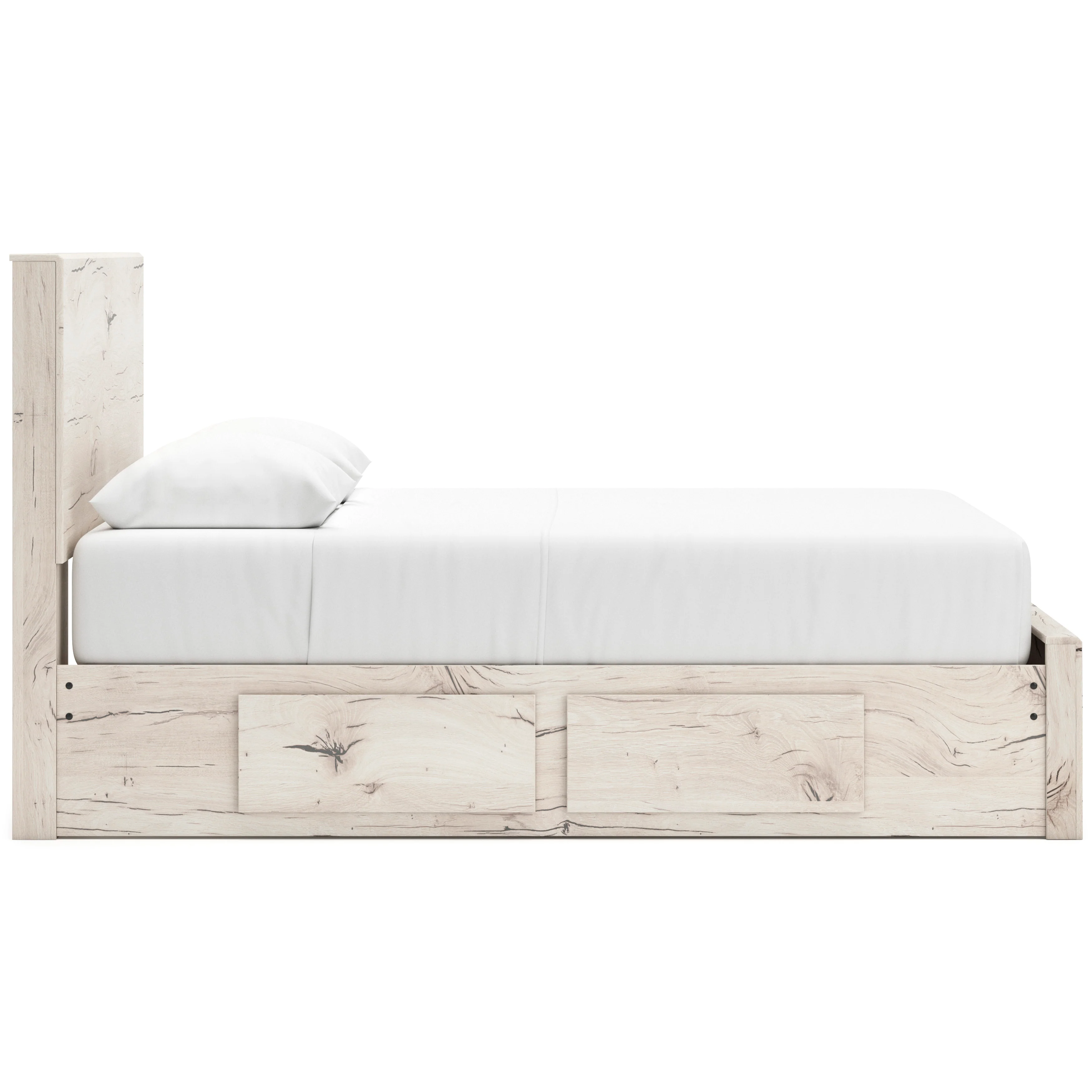 Ashley Lawroy Panel Six Drawer Storage Bed