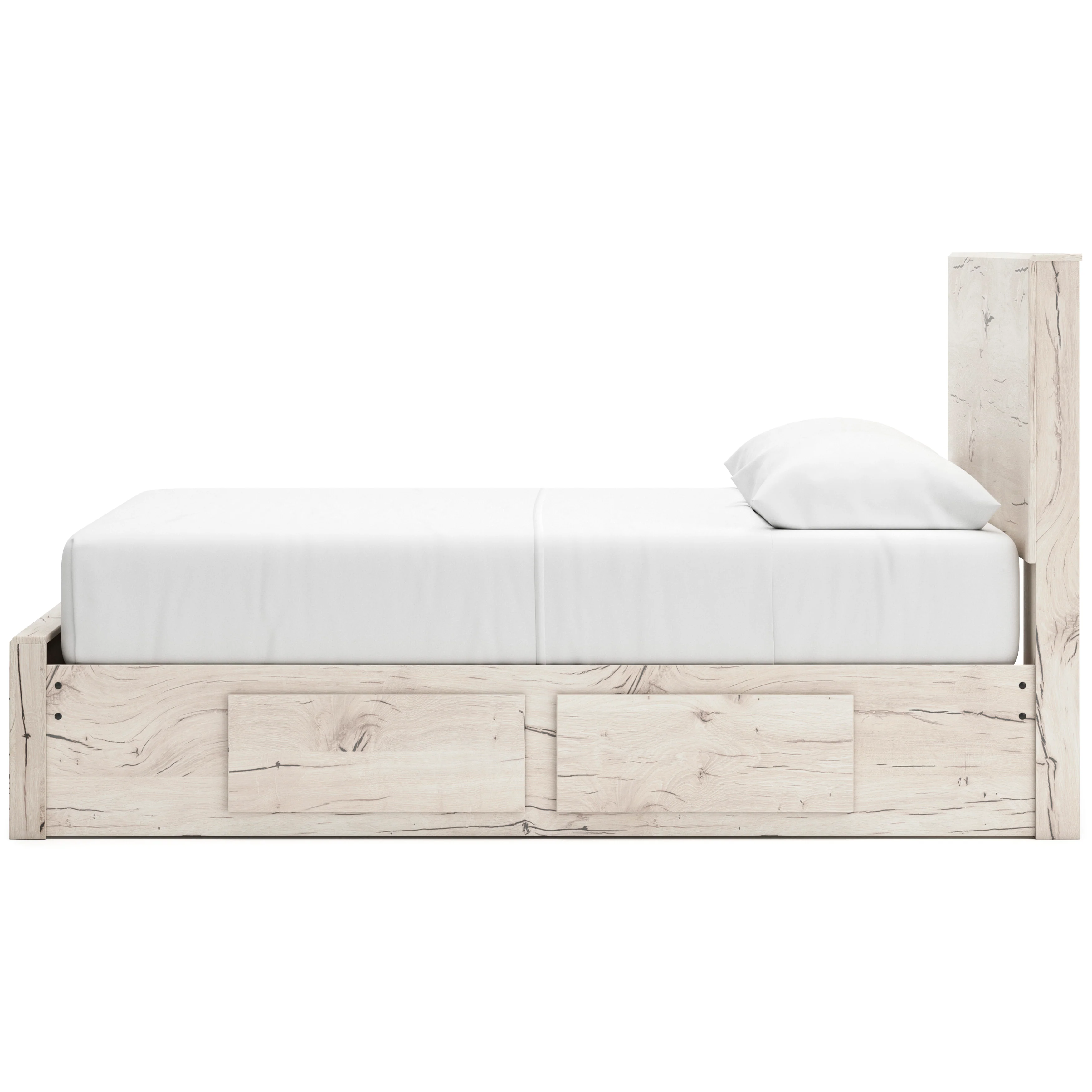 Ashley Lawroy Panel Six Drawer Storage Bed