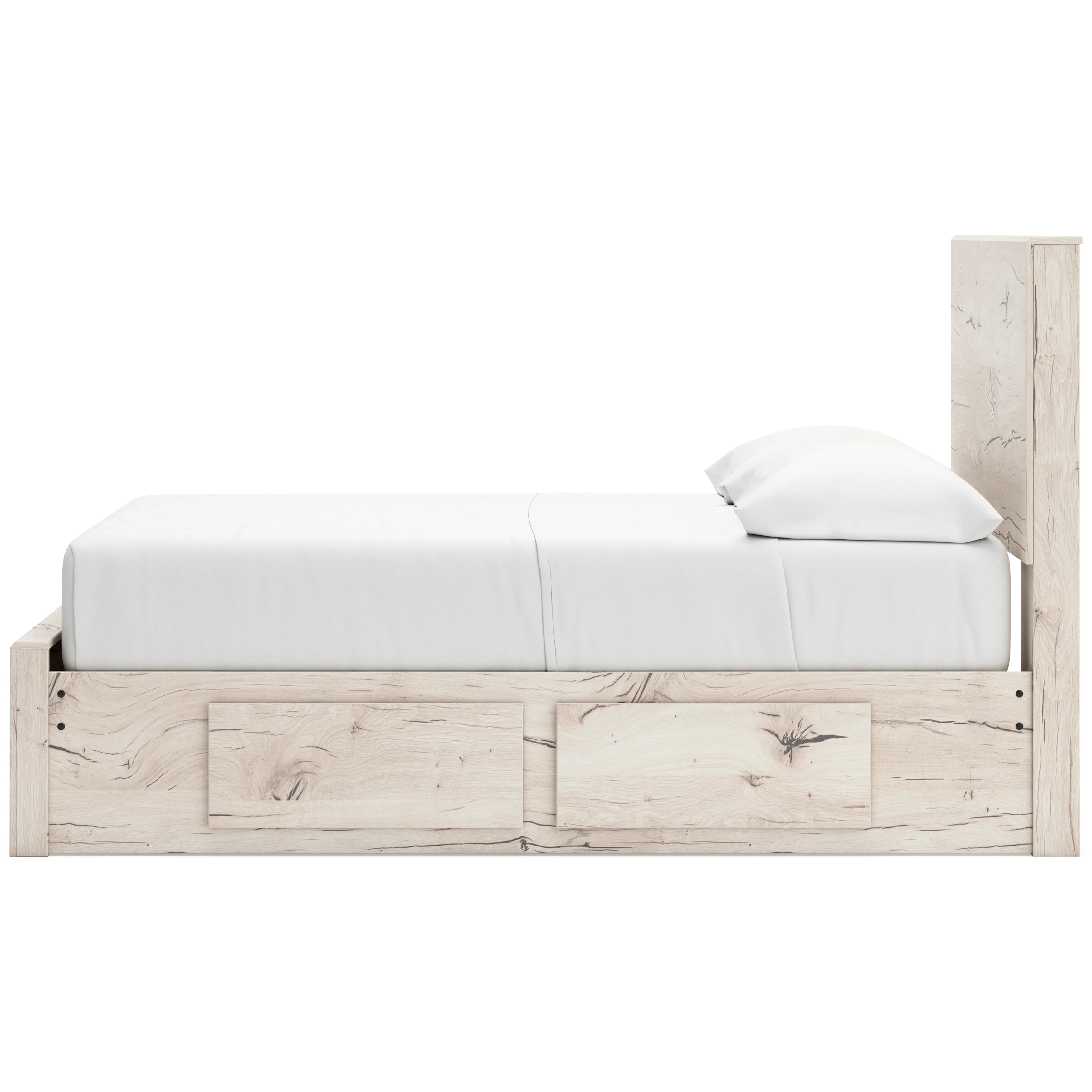 Ashley Lawroy Panel Six Drawer Storage Bed