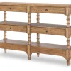 Vintage Market Turned Leg Storage Console