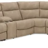 Next-Gen Durapella 5-Piece Power Reclining Console Sectional