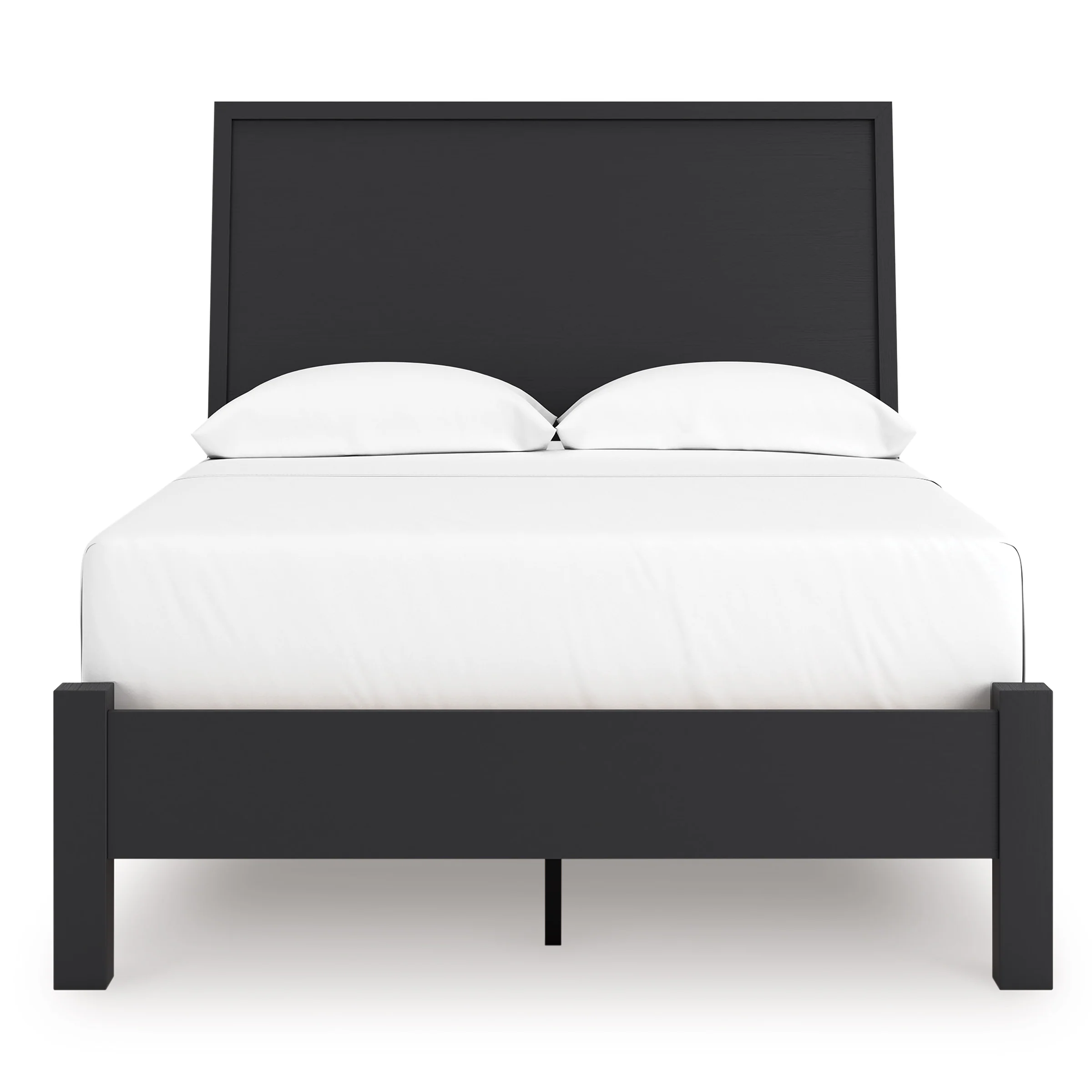 Ashley Danziar Panel Bed with Post Leg Footboard