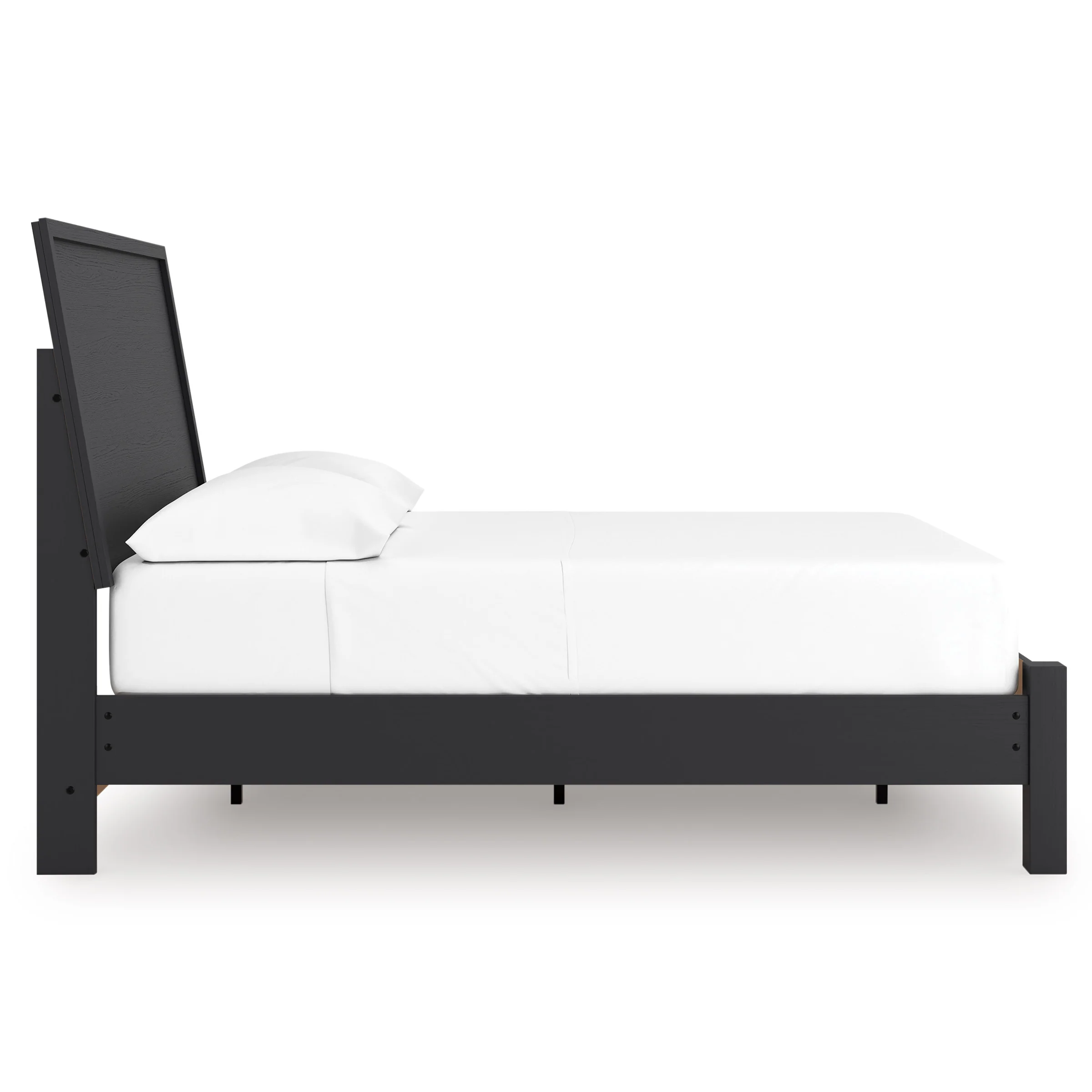 Ashley Danziar Panel Bed with Post Leg Footboard