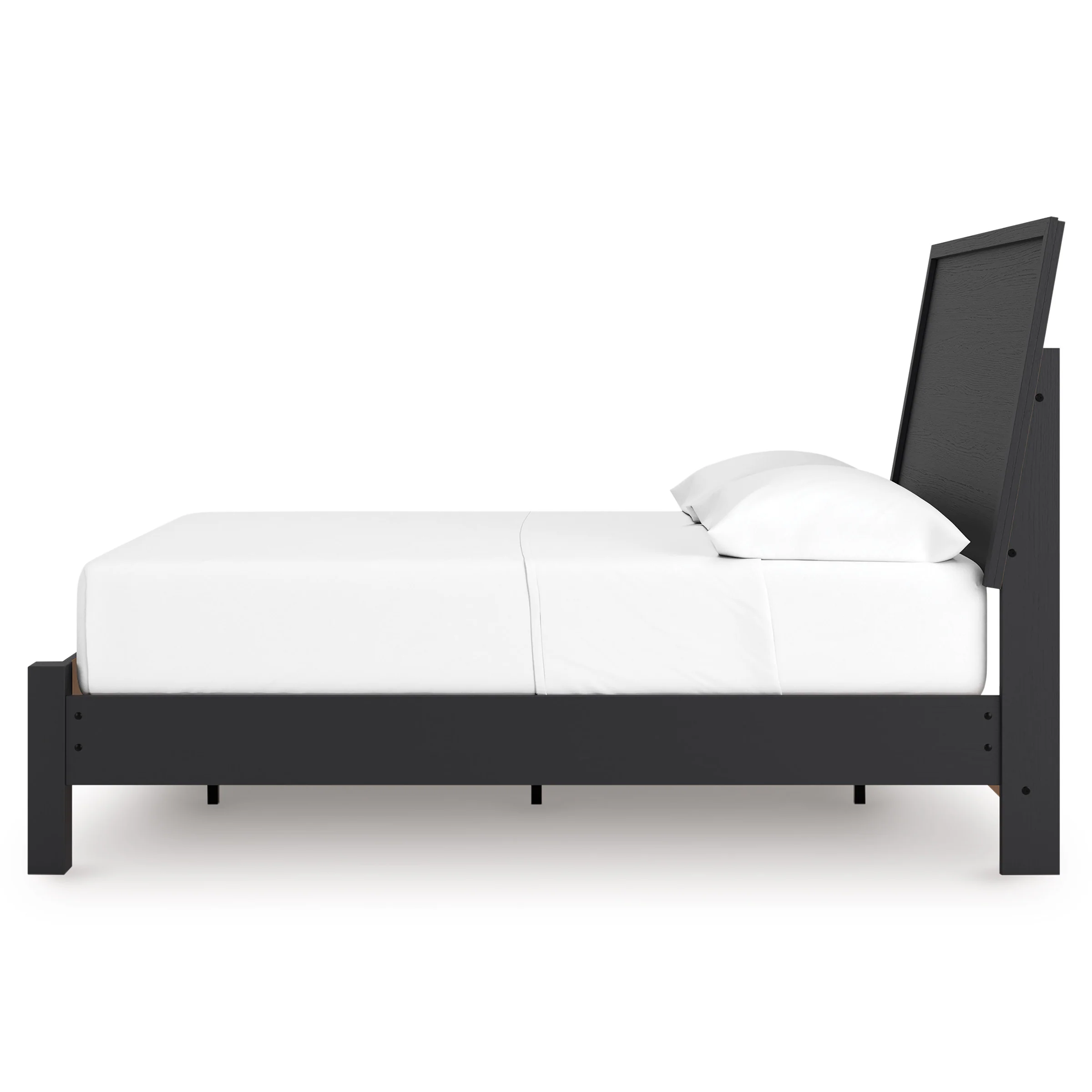 Ashley Danziar Panel Bed with Post Leg Footboard