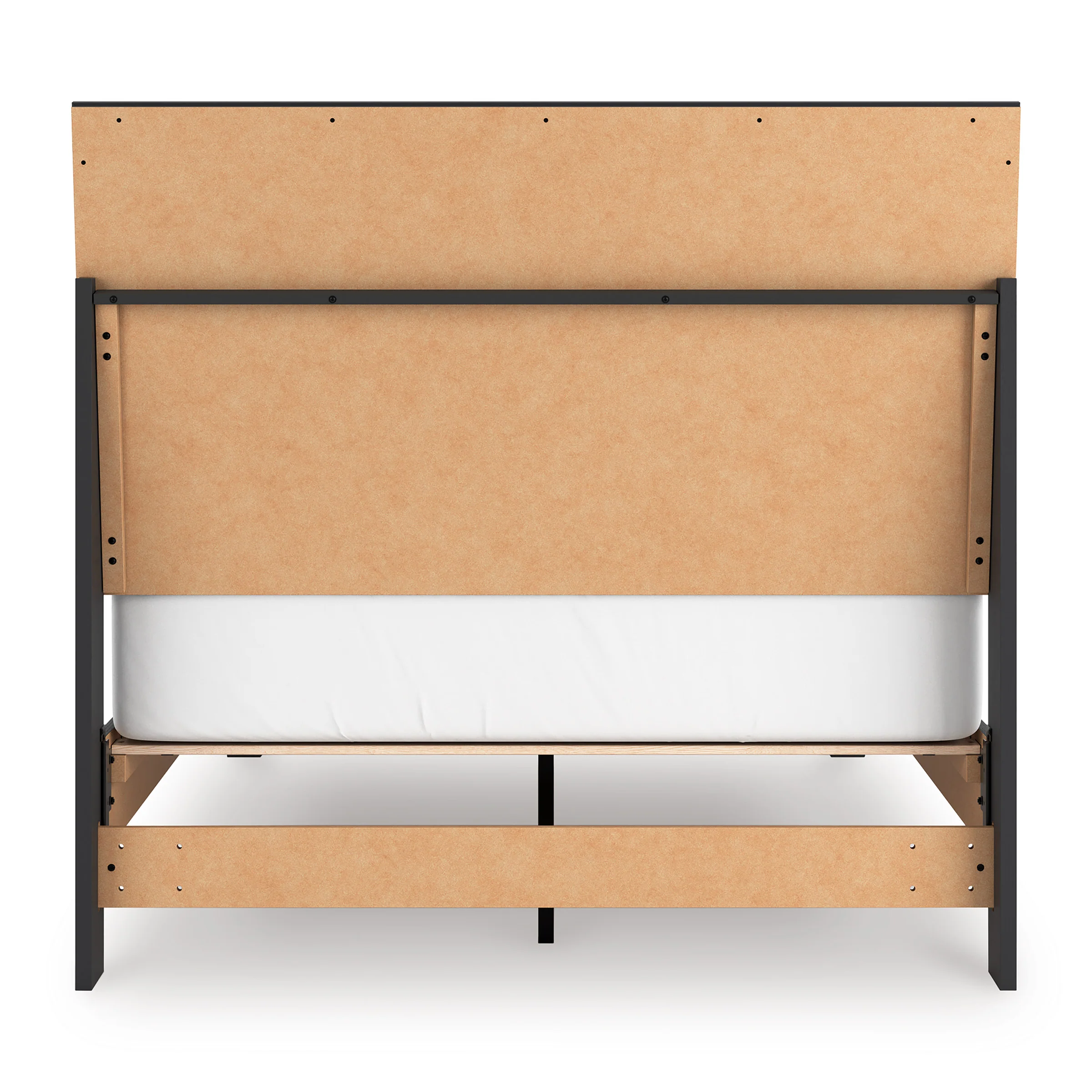 Ashley Danziar Panel Bed with Post Leg Footboard