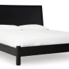 Ashley Danziar Panel Bed with Post Leg Footboard