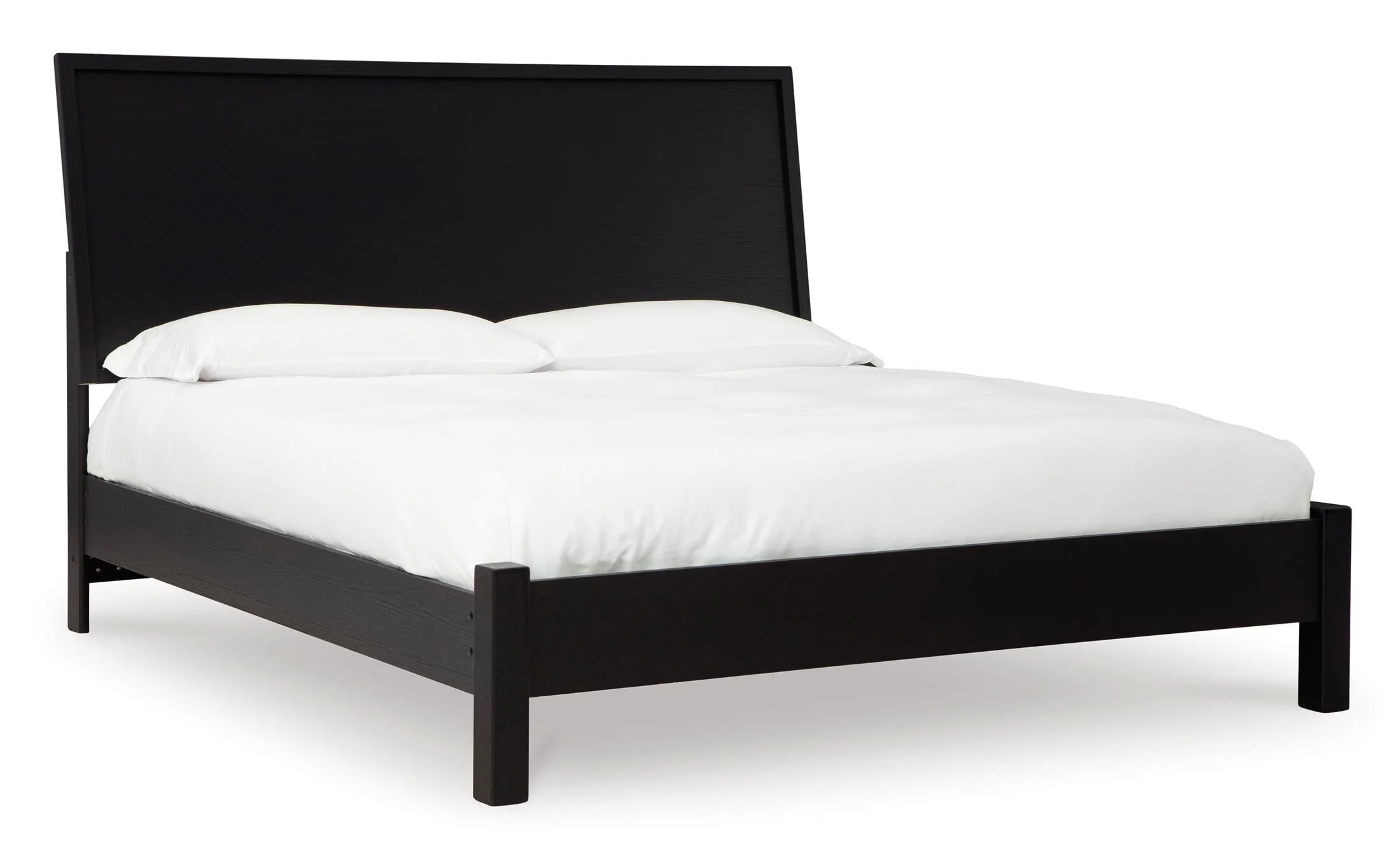 Ashley Danziar Panel Bed with Post Leg Footboard
