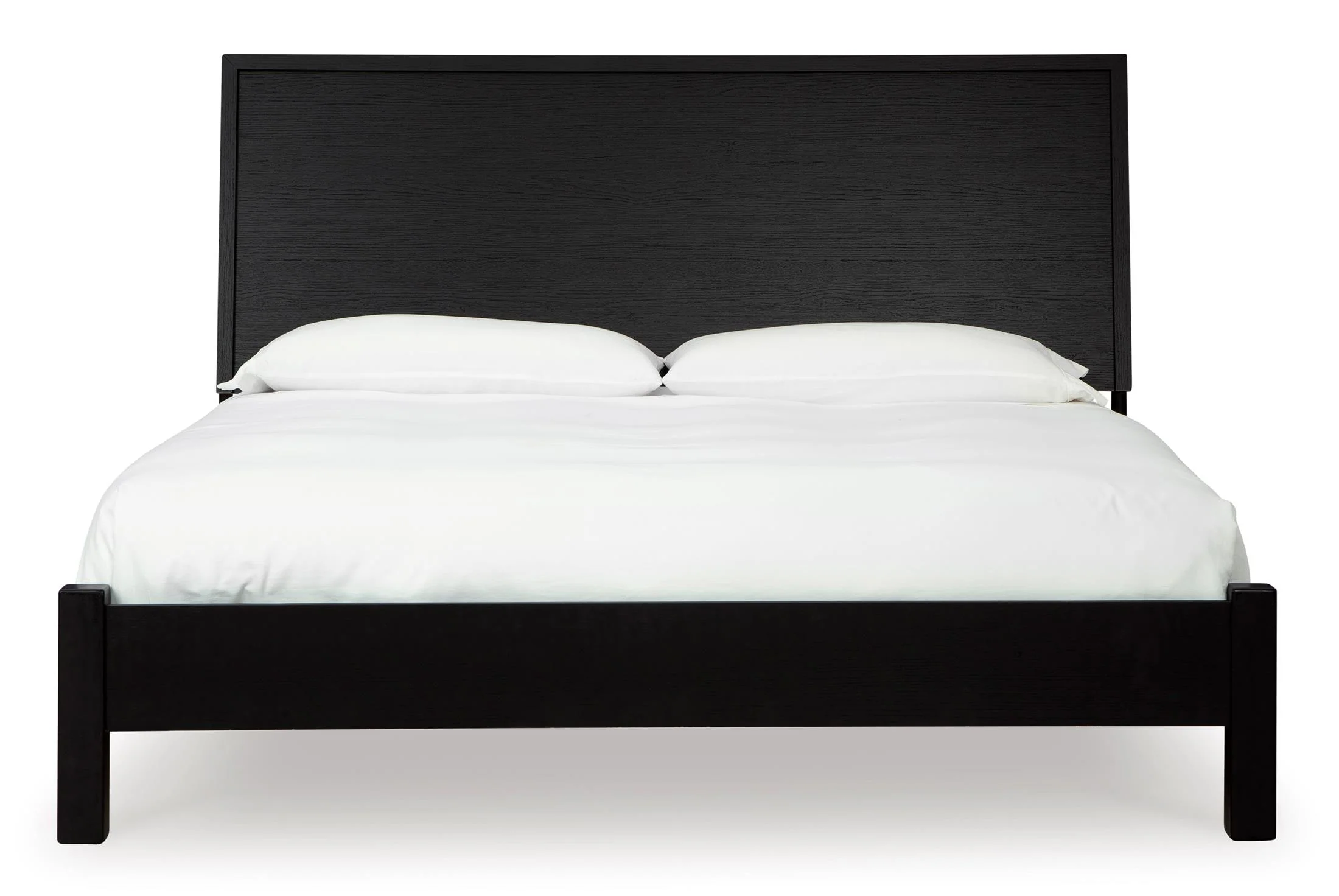 Ashley Danziar Panel Bed with Post Leg Footboard