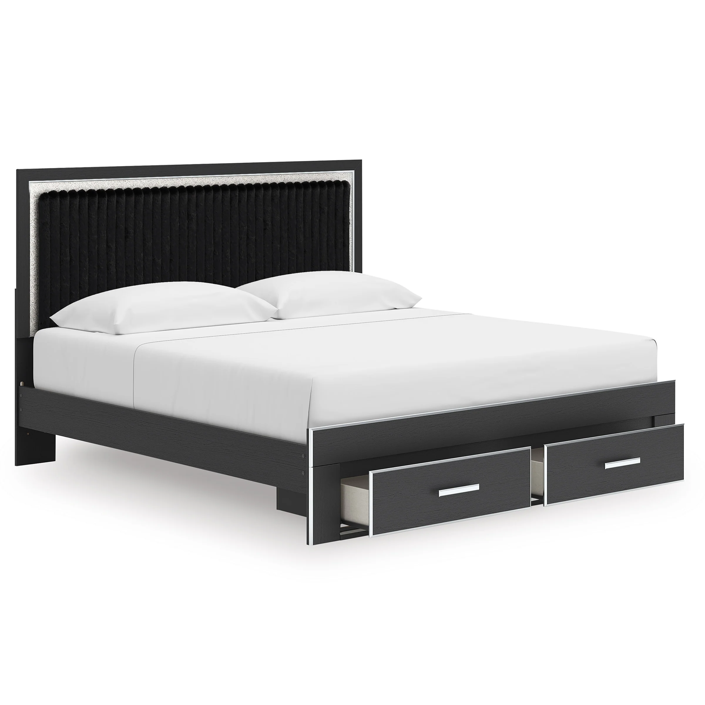 Birmonton Upholstered Panel Storage Bed